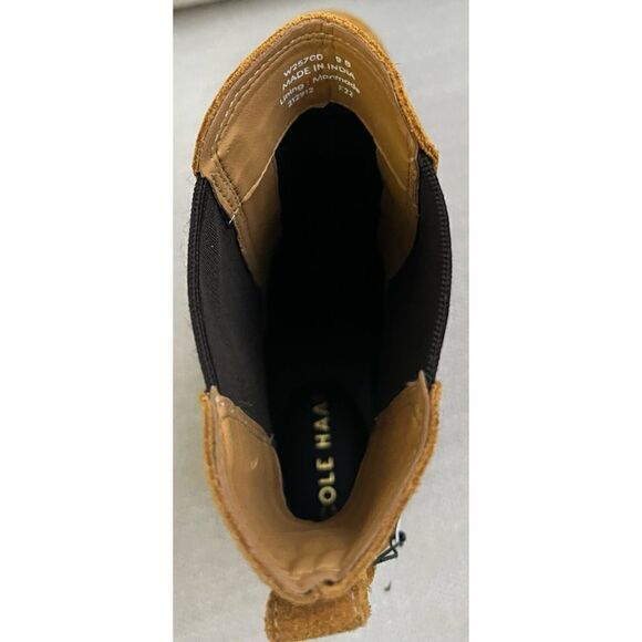 Cole Haan Women’s Camea Suede Chelsea Boots- Tan, SZ 9 - Picture 7 of 9